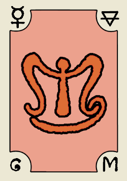 Oracle sotrique d'Oswald Wirth - La Vierge