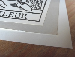 Contrecollage d'un tarot  l'ancienne