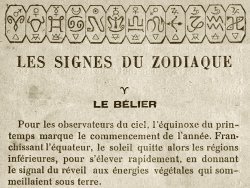 Les idogrammes de l'oracle sotrique d'Oswald Wirth