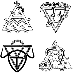 Signes zodiacaux fixes - par Oswald Wirth