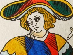 Mise en couleur du bateleur de Nicolas Conver