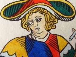 Mise en couleur du bateleur de Nicolas Conver