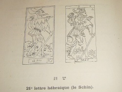 Le tarot des Bohmiens de Papus (1889) - Le Fou (22)
