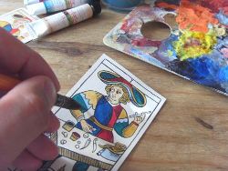 Mise en couleur du bateleur de Nicolas Conver