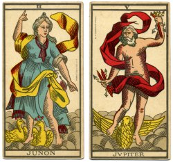 Interprter le tarot de Beanon - Junon et Jupiter