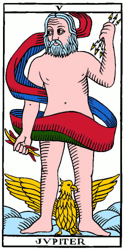 Tarot de Besanon - Jupiter