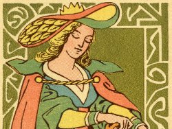 Des inscriptions secrtes dans le fond de la Force du tarot d'Oswald Wirth
